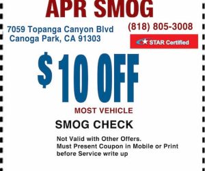 Smog Check Coupon Canoga Park